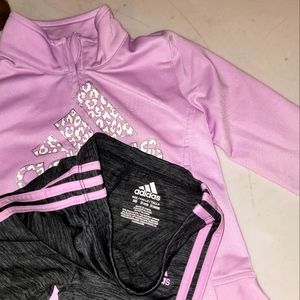 Toddler legging and sweater set